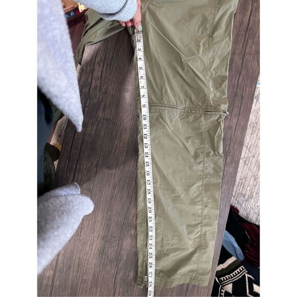 ExOfficio Convertible Shorts Tan Khaki Nylon Hiking Pants Size 8 Insect Shield - Picture 12 of 12